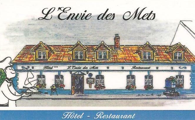 Logis - Hotel & Restaurant "L'Envie Des Mets" Rang-du-Fliers Eksteriør bilde